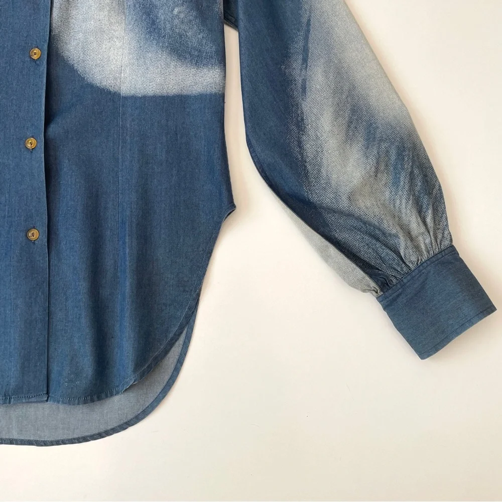 Vivienne Westwood Vintage F/W Archive 1992 Always On Camera Chambray Button-Up - Picture 6 of 16